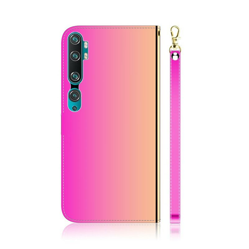 Kožené Puzdro Xiaomi Mi Note 10 / 10 Pro Kryt Na Zrkadlo Z Umelej Kože