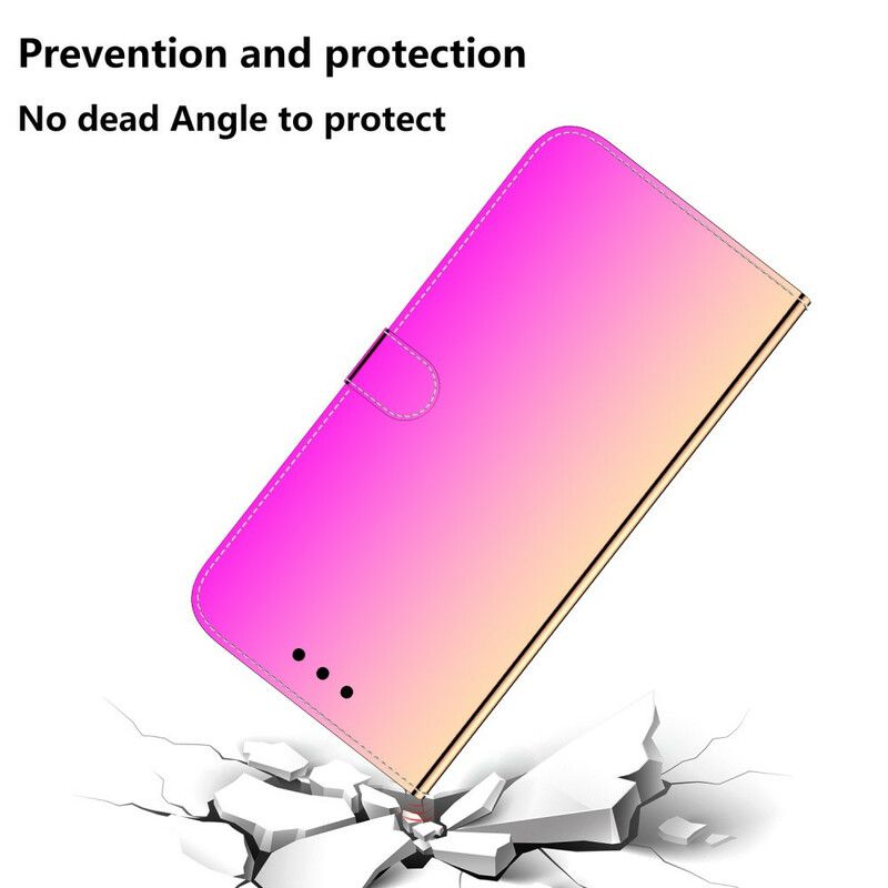 Kožené Puzdro Xiaomi Mi Note 10 / 10 Pro Kryt Na Zrkadlo Z Umelej Kože