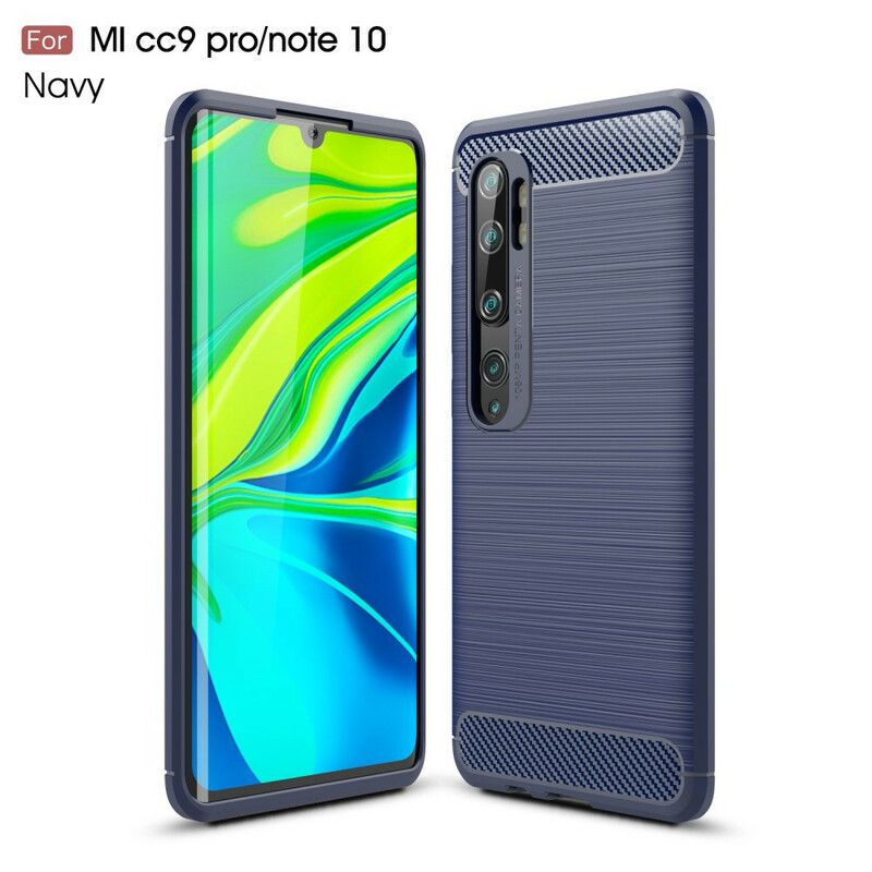 Kryt Xiaomi Mi Note 10 / 10 Pro Kartáčované Uhlíkové Vlákno