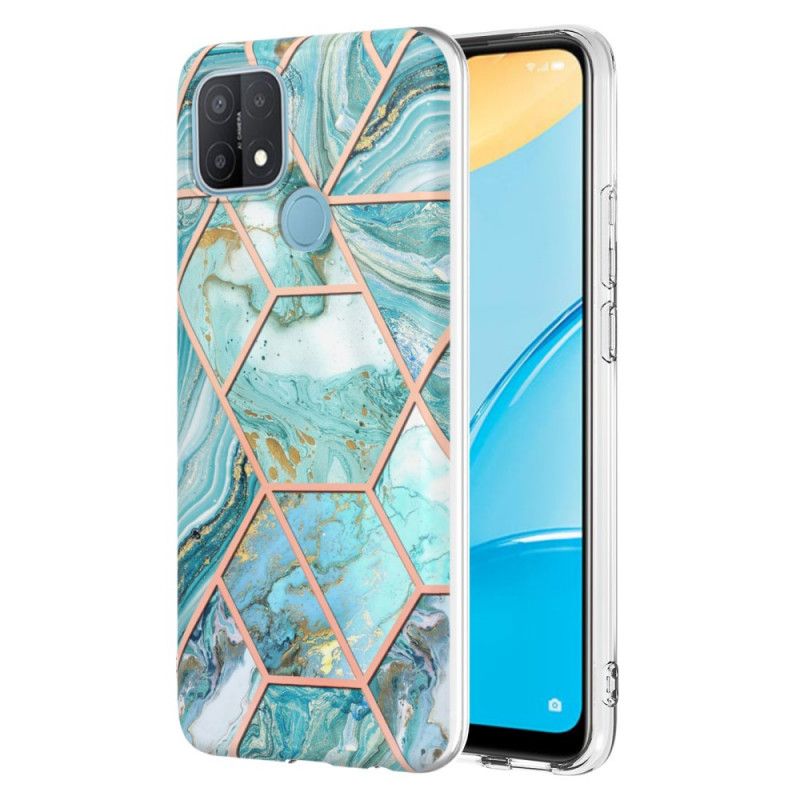 Kryt Oppo A15 Honosný Geometrický Mramor