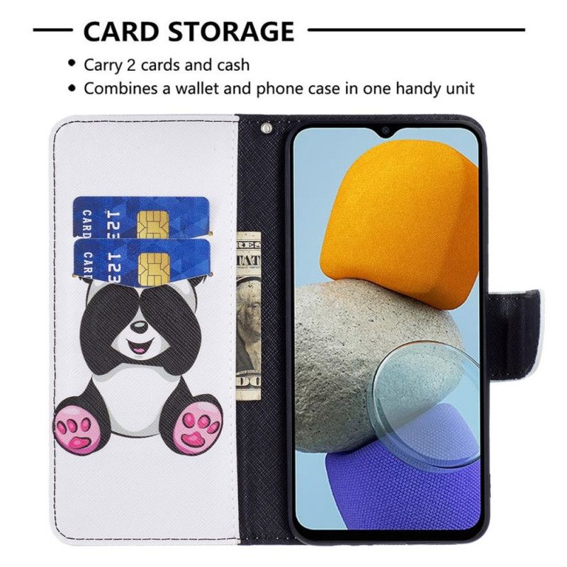 Kožené Puzdro Samsung Galaxy M23 5G Panda