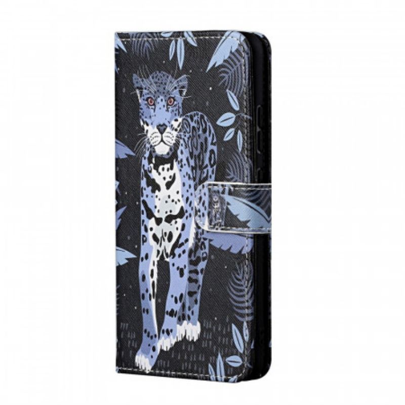 Kožené Puzdro Samsung Galaxy M23 5G Strappy Leopard