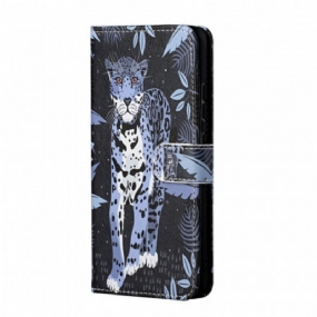 Kožené Puzdro Samsung Galaxy M23 5G Strappy Leopard