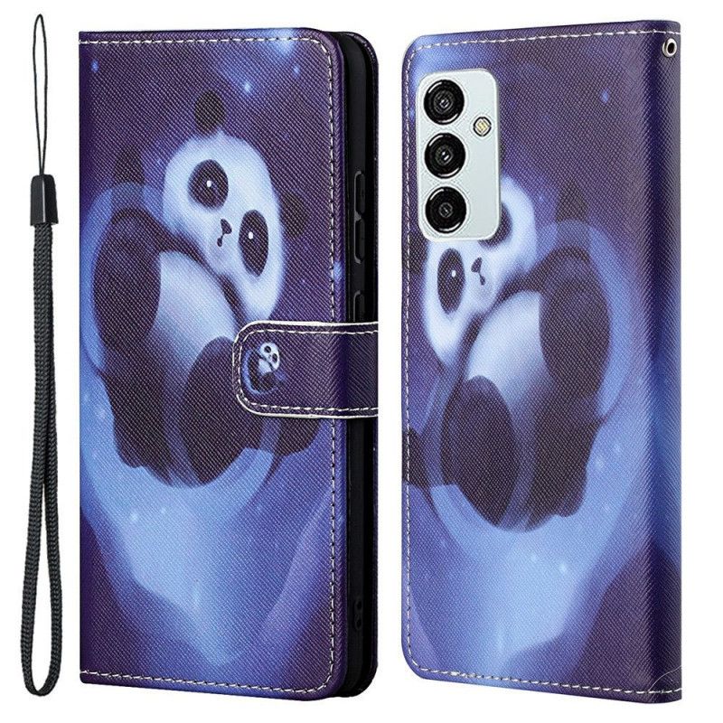 Kožené Puzdro Samsung Galaxy M23 5G Strappy Panda