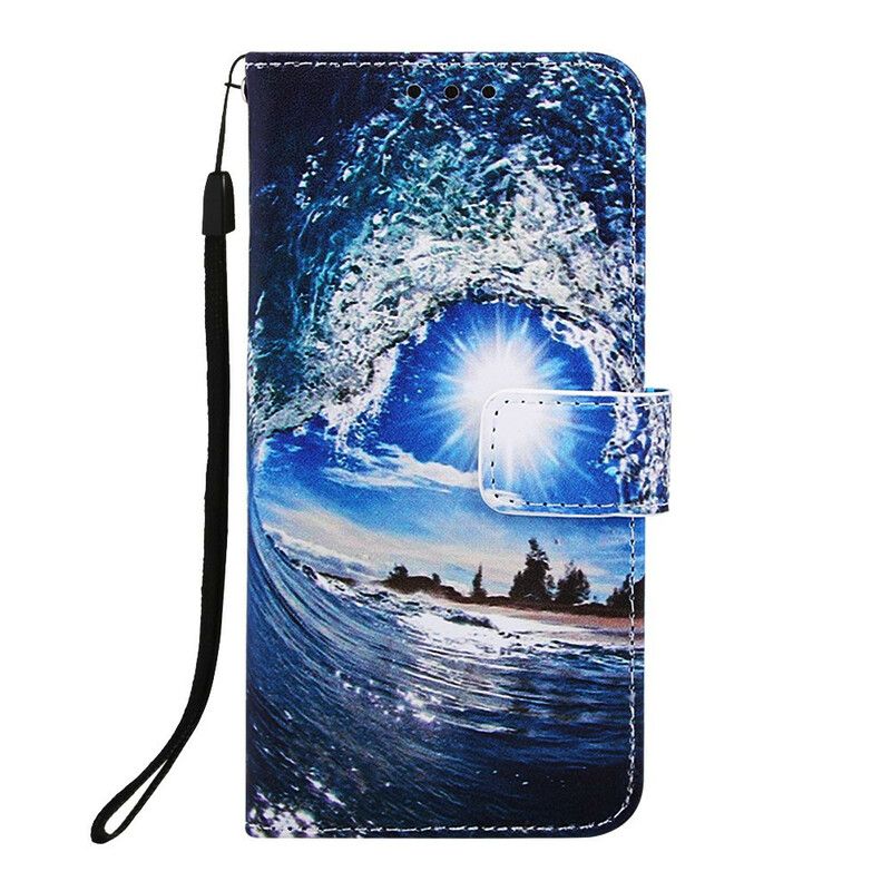 Kožené Puzdro Samsung Galaxy A70 Daydreams Lanyard Landscape