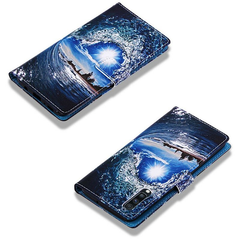 Kožené Puzdro Samsung Galaxy A70 Daydreams Lanyard Landscape