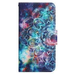 Kožené Puzdro Xiaomi 12T / 12T Pro Okázalá Strappy Mandala