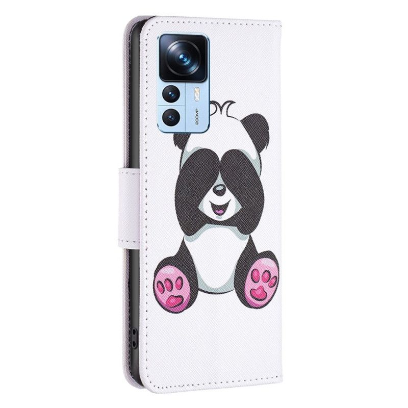 Kožené Puzdro Xiaomi 12T / 12T Pro Panda Zábava