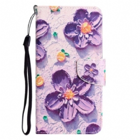 Kožené Puzdro Xiaomi 12T / 12T Pro Strappy Flowers