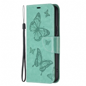 Kožené Puzdro Xiaomi 12T / 12T Pro Tangá Butterflies