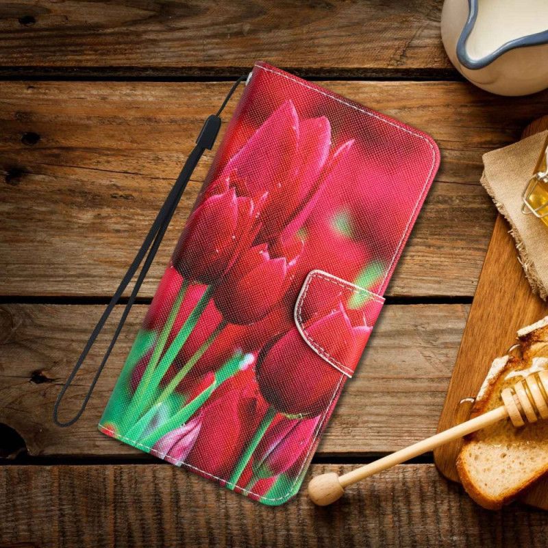 Kožené Puzdro Xiaomi 12T / 12T Pro Tangá Tulipány