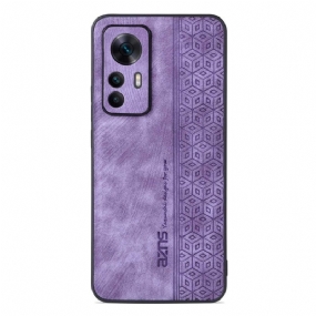 Kryt Xiaomi 12T / 12T Pro Kožený Efekt Azns