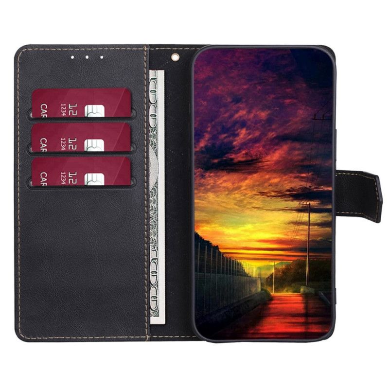 Peňaženkový Kryt Xiaomi 12T / 12T Pro Couture Leather Effect