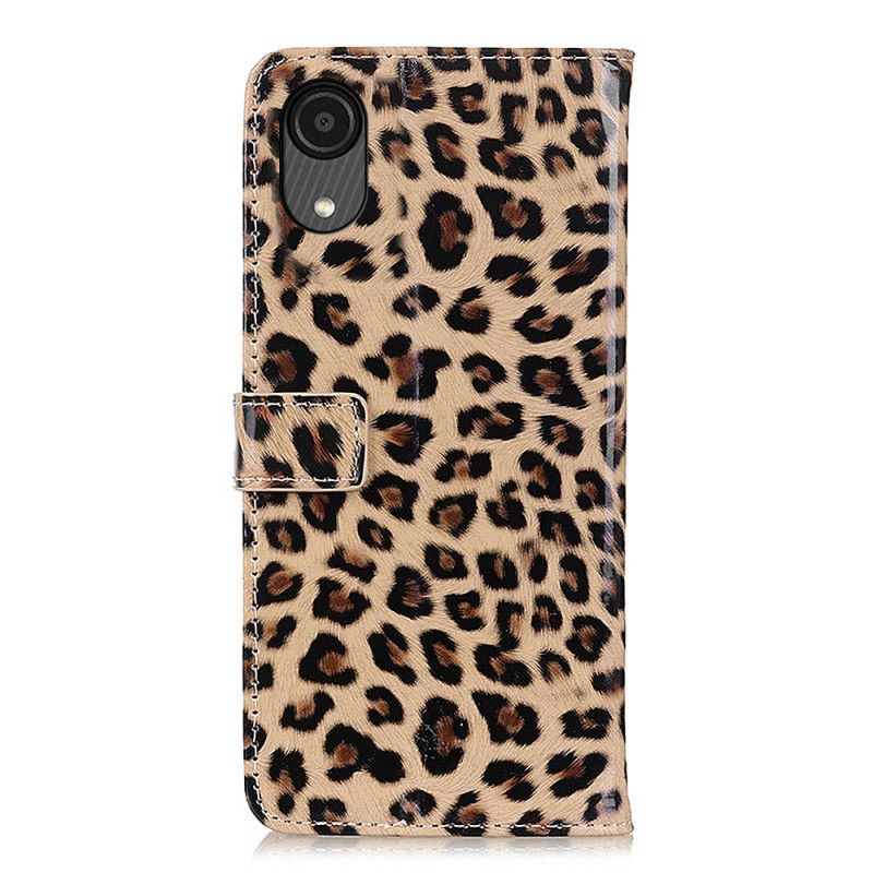 Flipové Puzdro Samsung Galaxy A03 Core Leopard