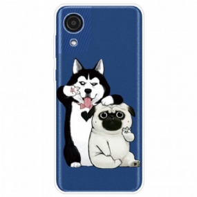 Kryt Samsung Galaxy A03 Core Funny Dogs