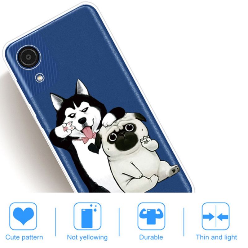 Kryt Samsung Galaxy A03 Core Funny Dogs