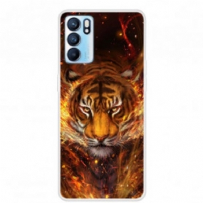 Kryt Oppo Reno 6 5G Flexibilný Tiger