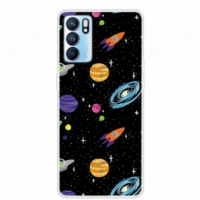 Kryt Oppo Reno 6 5G Planéta Galaxia