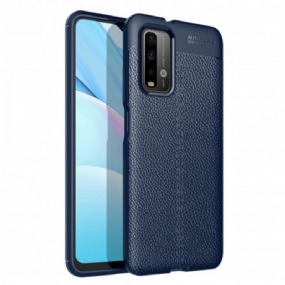 Kryt Poco M3 Leather Effect Litchi Double Line