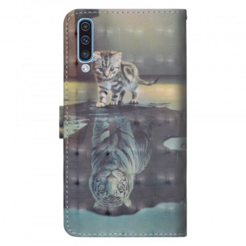 Kožené Puzdro Samsung Galaxy A50 Ernest Tiger