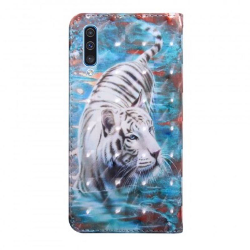 Kožené Puzdro Samsung Galaxy A50 Tiger Vo Vode