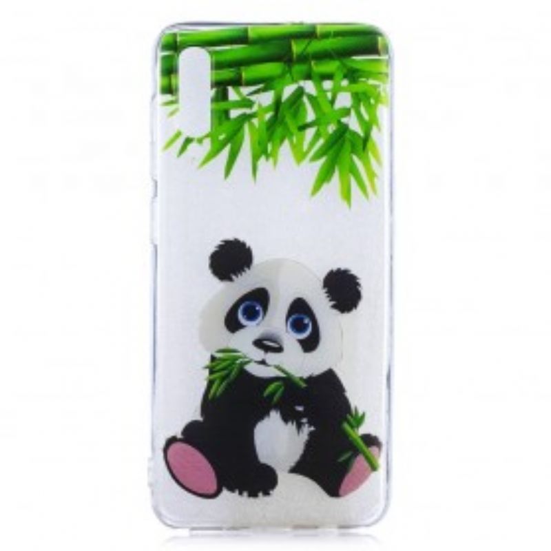 Kryt Samsung Galaxy A50 Bezšvové Panda Eat