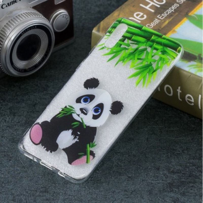 Kryt Samsung Galaxy A50 Bezšvové Panda Eat