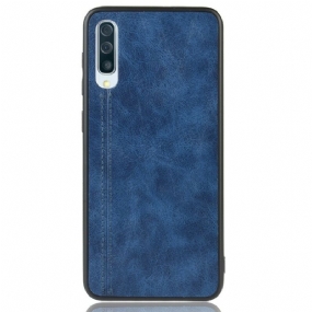 Kryt Samsung Galaxy A50 Couture Leather Effect