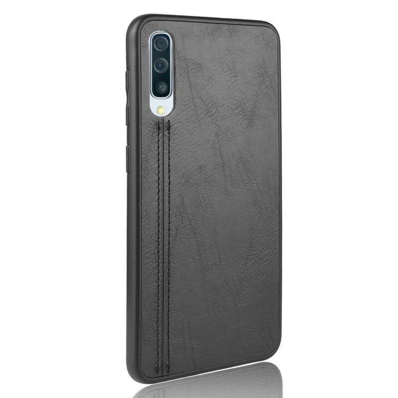 Kryt Samsung Galaxy A50 Couture Leather Effect