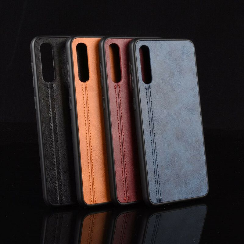 Kryt Samsung Galaxy A50 Couture Leather Effect