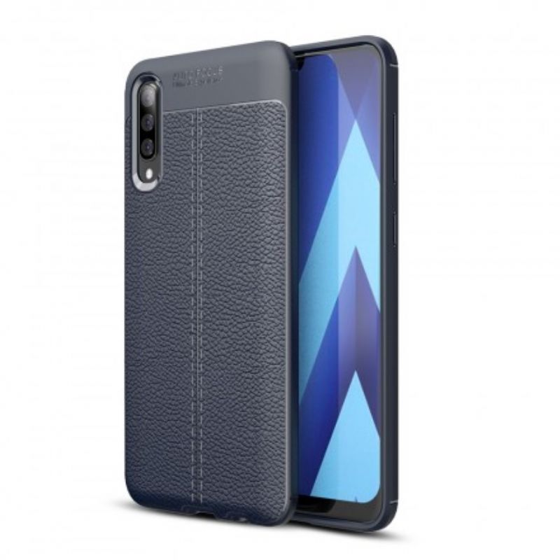 Kryt Samsung Galaxy A50 Efekt Dvojitej Kože Litchi