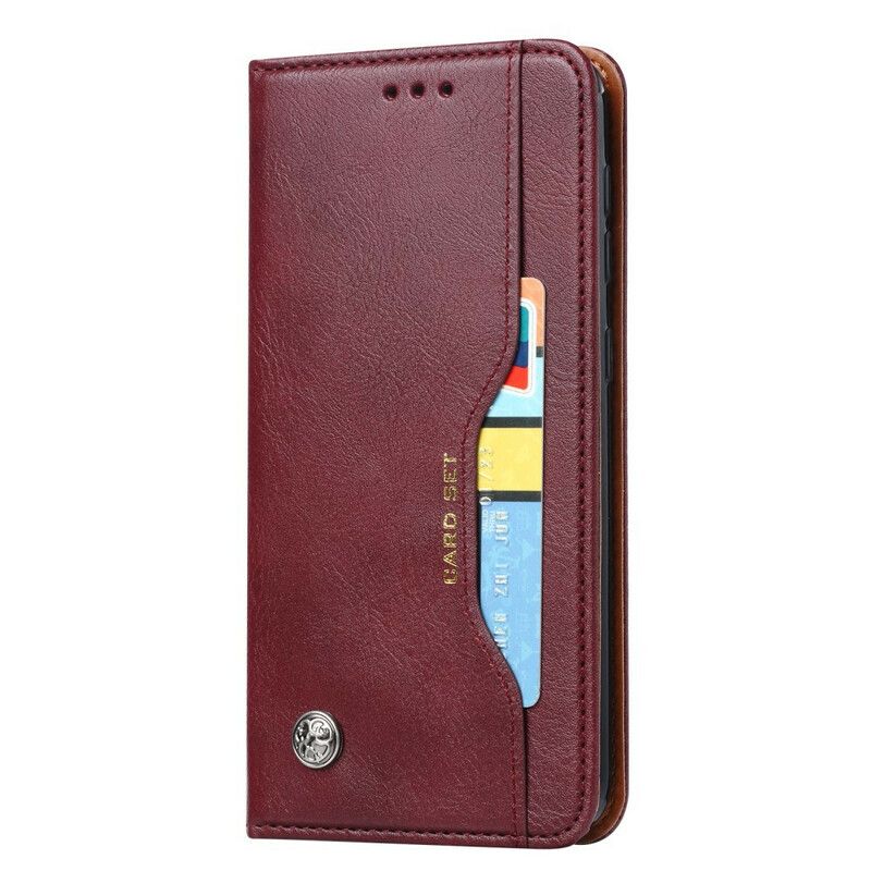 Flipové Puzdro Samsung Galaxy A20e Kožené Puzdro / A10e Faux Leather Card Holder