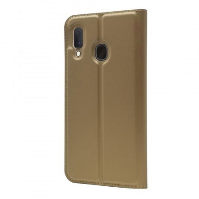 Flipové Puzdro Samsung Galaxy A20e Kožené Puzdro Skin Pro Dux Ducis