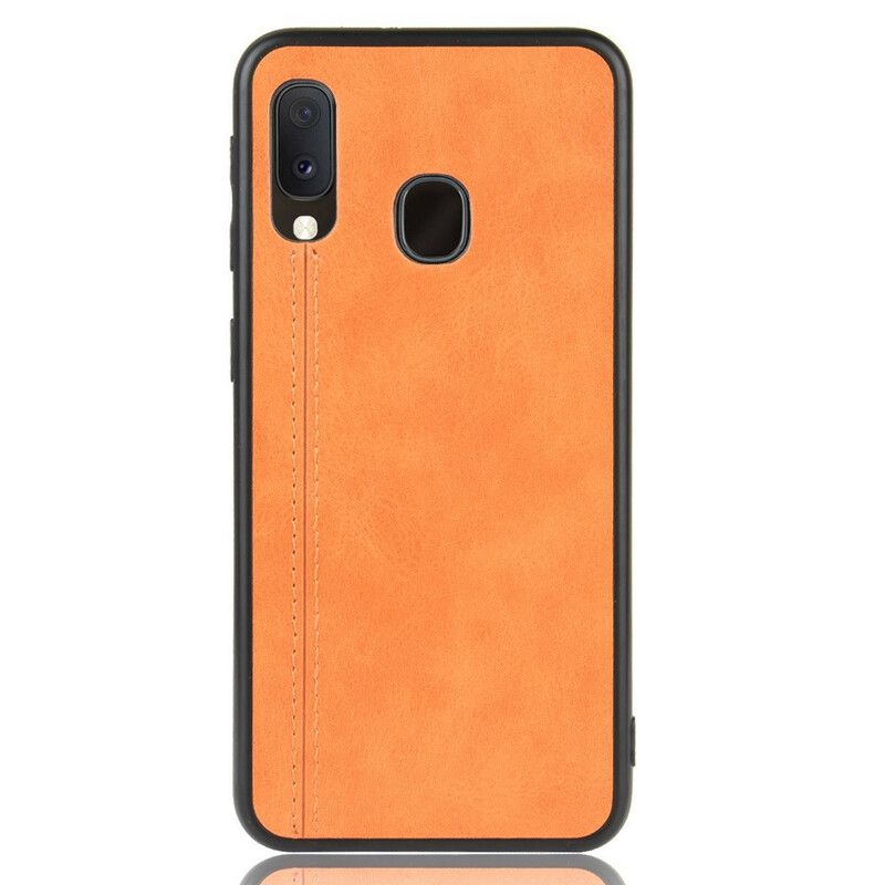 Kryt Samsung Galaxy A20e Couture Leather Effect