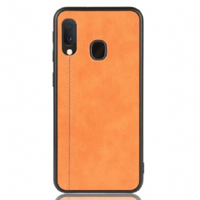 Kryt Samsung Galaxy A20e Couture Leather Effect