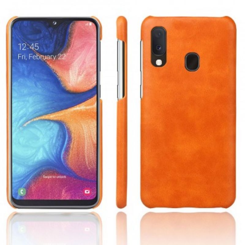 Kryt Samsung Galaxy A20e Litchi Performance Leather Effect