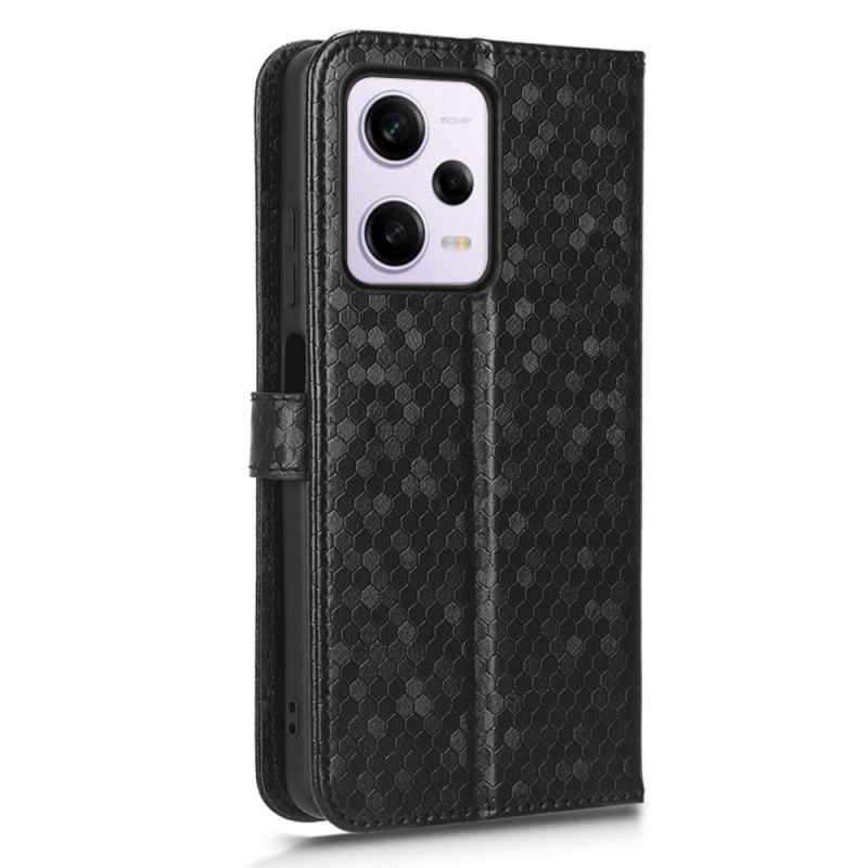 Peňaženkový Kryt Xiaomi Redmi Note 12 Pro Plus 3d Pattern Strappy