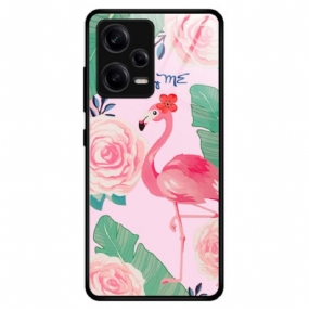 Kryt Poco X5 Pro 5G Tvrdené Sklo Flamingo