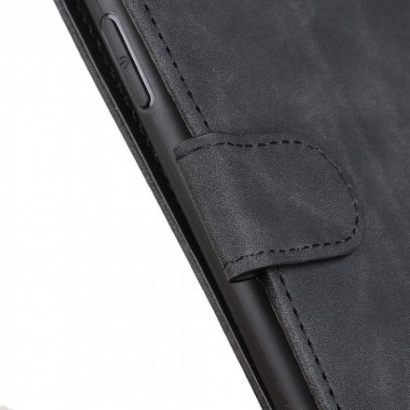 Flipové Puzdro Xiaomi Mi Note 10 Lite Matná Vintage Leather Effect Khazneh