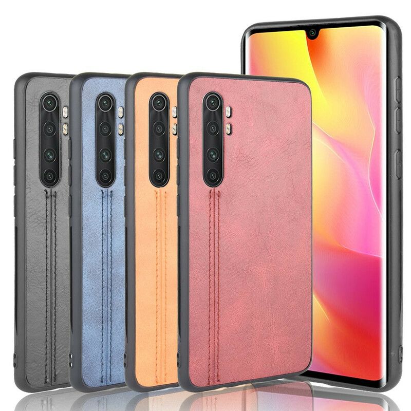 Kryt Xiaomi Mi Note 10 Lite Couture Leather Effect