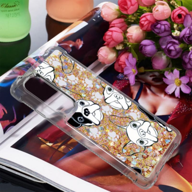 Kryt Xiaomi Mi Note 10 Lite Pán Dog Sequins