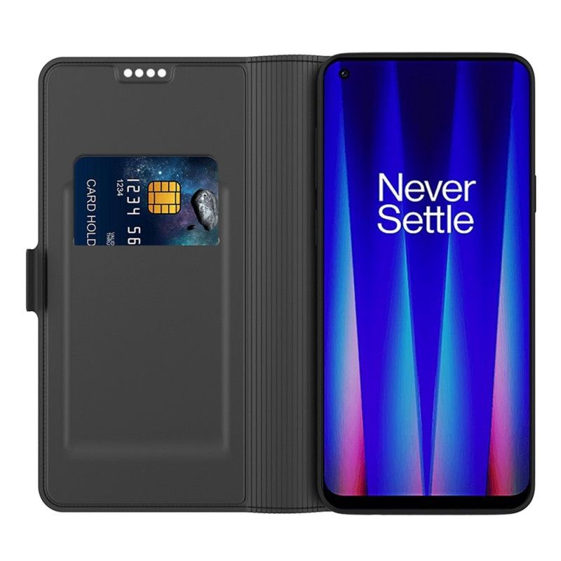 Kožené Puzdro OnePlus Nord 2T 5G Dvojité Zapínanie