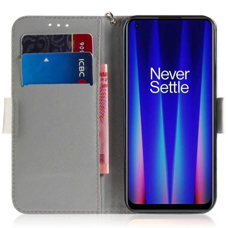 Kožené Puzdro OnePlus Nord 2T 5G Roztomilé Tangá Cat