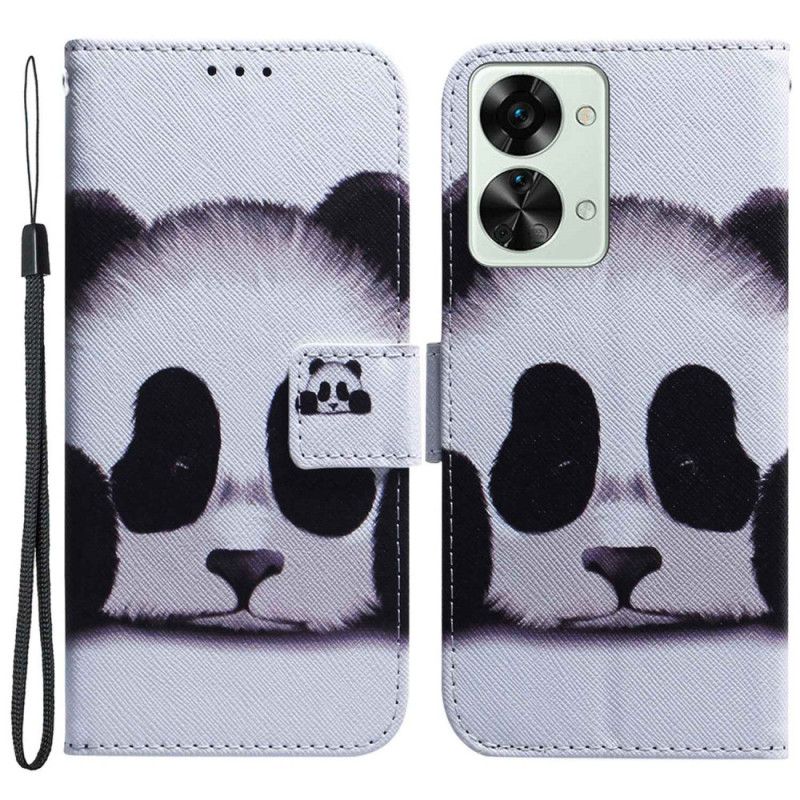 Kožené Puzdro OnePlus Nord 2T 5G Strappy Panda