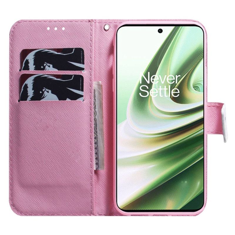 Kožené Puzdro OnePlus Nord 2T 5G Strappy Rose Flower