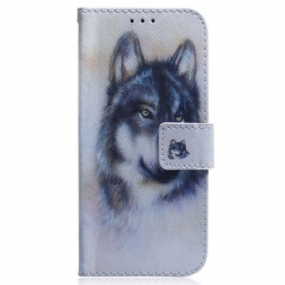 Peňaženkový Kryt OnePlus Nord 2T 5G Strappy Watercolor Wolf