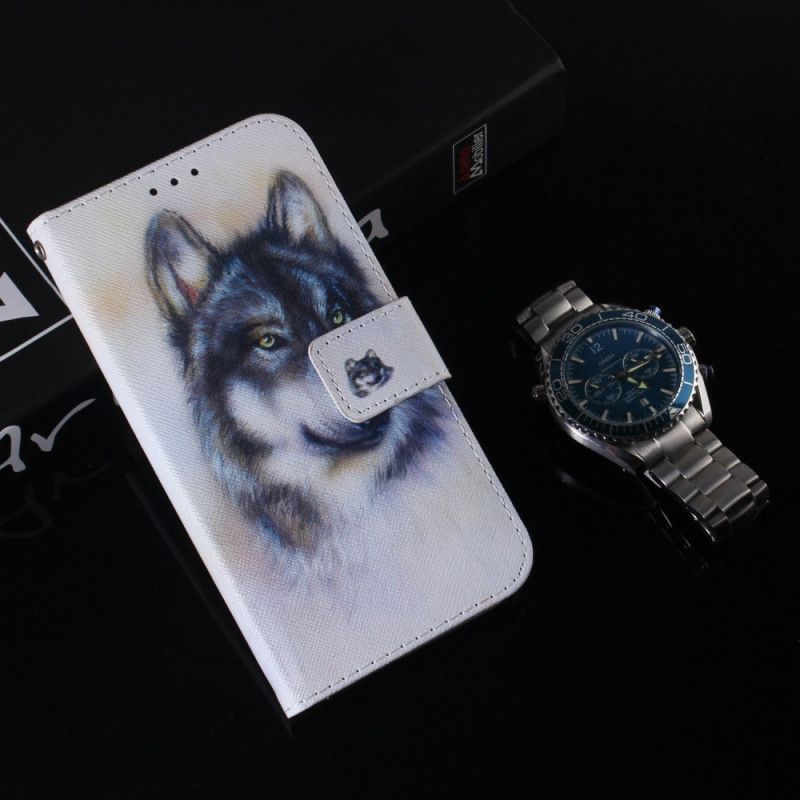 Peňaženkový Kryt OnePlus Nord 2T 5G Strappy Watercolor Wolf