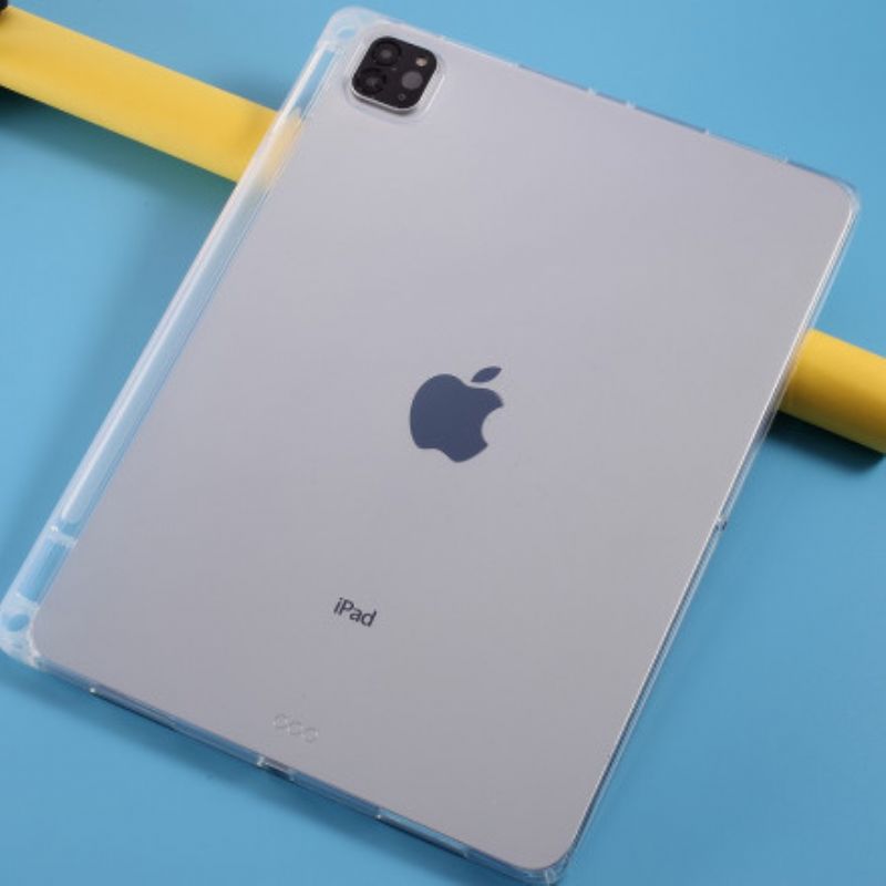 Kryt iPad Pro 11" (2021) Priehľadný Silikónový Držiak Na Pero