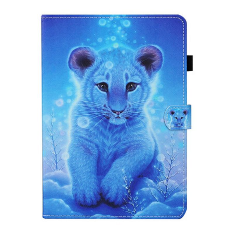 Kožené Puzdro Samsung Galaxy Tab S6 Lite Baby Tiger