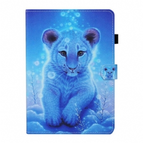 Kožené Puzdro Samsung Galaxy Tab S6 Lite Baby Tiger